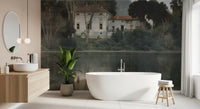 Aged European Estate Reflections Wall Mural