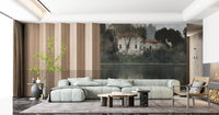 Aged European Estate Reflections Wall Mural