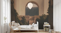 Monumental Stone Passage Wall Mural
