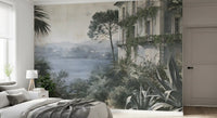 Italian Lakeside Villa Retreat Wall Mural
