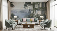 Italian Lakeside Villa Retreat Wall Mural