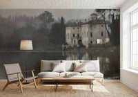 Aged Canvas Waterfront Retreat Wall Mural