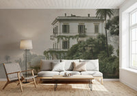 Vintage Villa by the Water Wall Mural