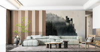 Enigmatic Stone Citadel Wall Mural
