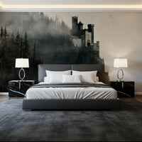 Enigmatic Stone Citadel Wall Mural