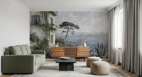 Mediterranean Coastal Haven Wall Mural