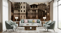 Venetian Riverside Reflection Wall Mural