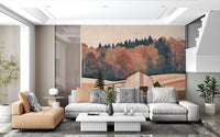 Rustic Autumnal Barn Countryside Wall Mural
