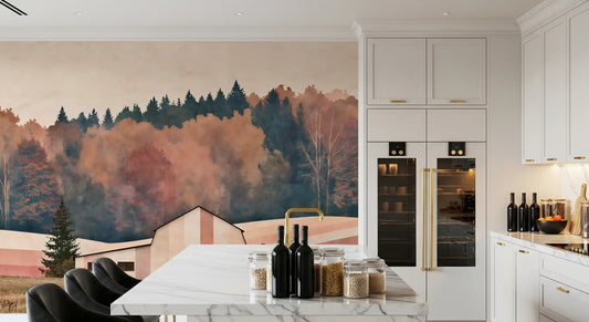 Rustic Autumnal Barn Countryside Wall Mural