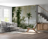 Aged Tropical Forest Landscape Wall Mural
