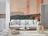 Abstract Horizon Lake Scenery Wall Mural
