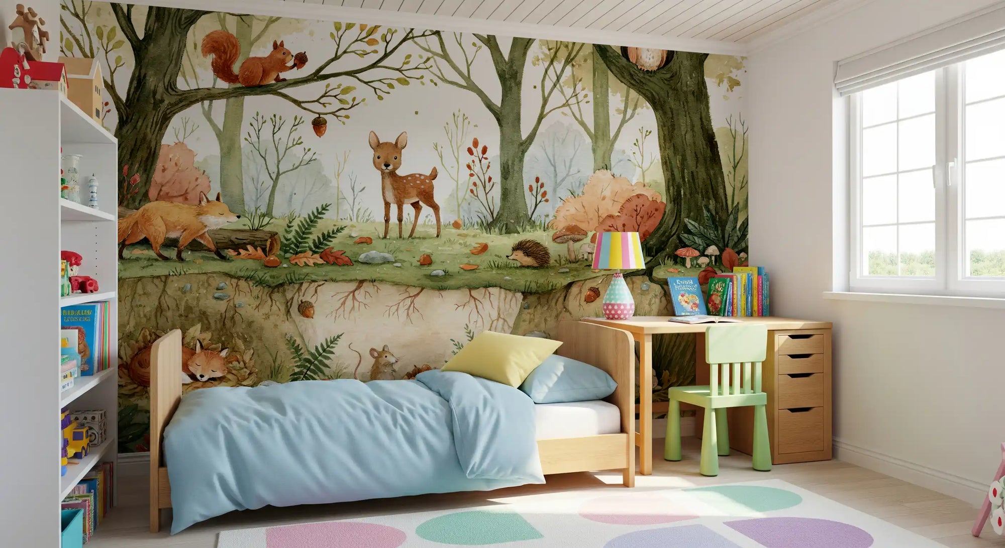 Forest Floor Wilderness Habitat Wall Mural