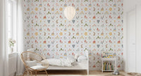 Fairytale Meadow in Blue Wallpaper⁠
