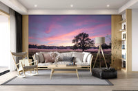 Twilight Field Horizon Wall Mural