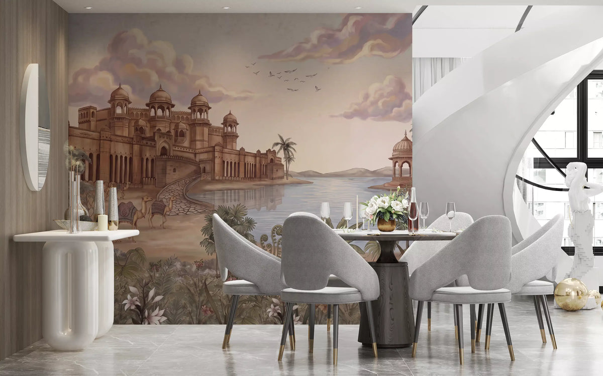 Palace by the Lake Wall Mural