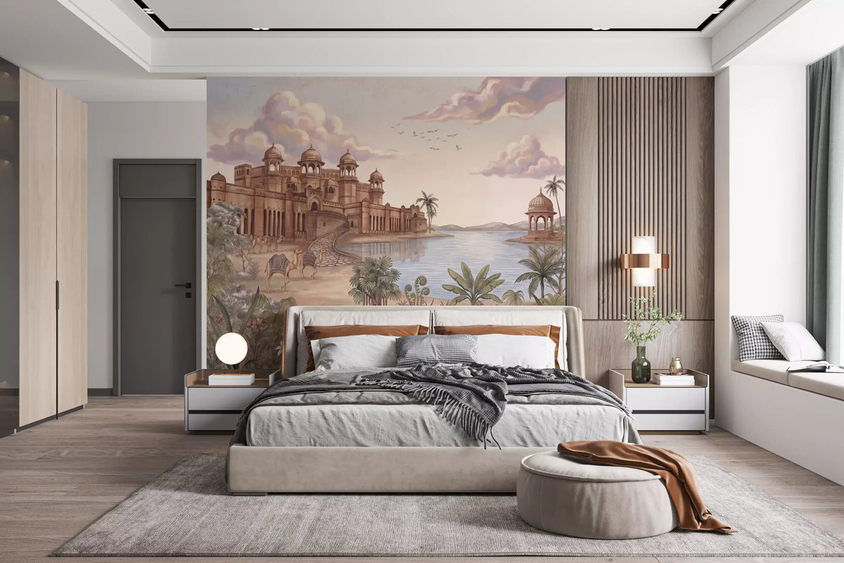 Palace by the Lake Wall Mural