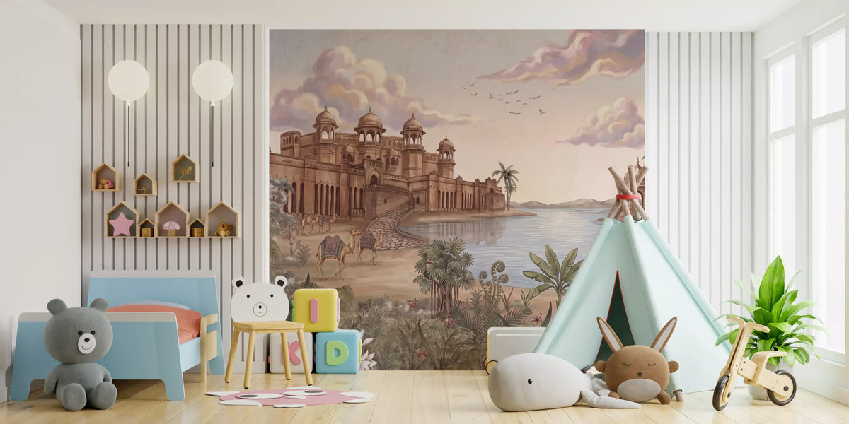 Palace by the Lake Wall Mural