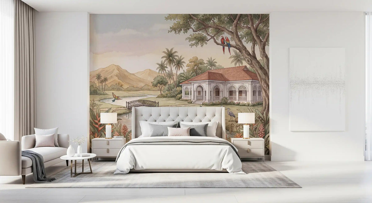 Whispering Garden Estate Wall Mural