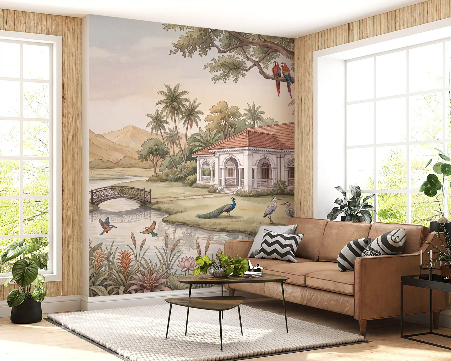 Whispering Garden Estate Wall Mural