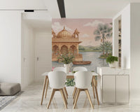 The Lotus Lake Palace Wall Mural