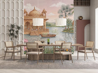 The Lotus Lake Palace Wall Mural