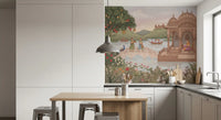 The Royal Lotus Pavilion Wall Mural