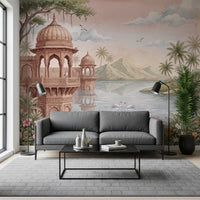 The Swan Lake Pavilion Wall Mural