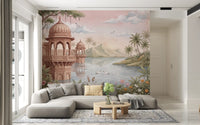 The Swan Lake Pavilion Wall Mural