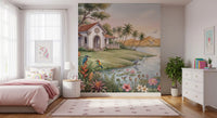 The Tropical Lake Estate Wall Mural
