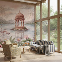 The Flamingo Lake Pavilion Wall Mural