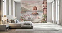 The Flamingo Lake Pavilion Wall Mural