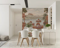 Pichwai Lake Reverie Wall Mural