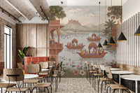 Pichwai Lake Reverie Wall Mural