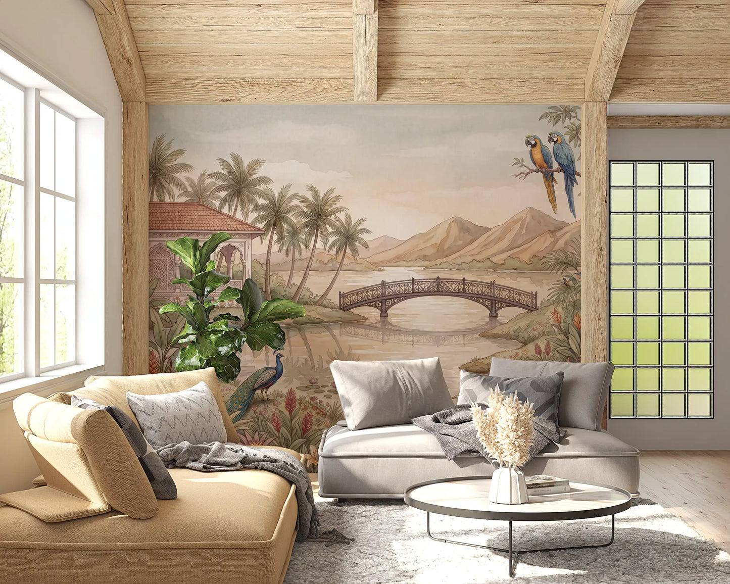 Jheel Kinara Wall Mural