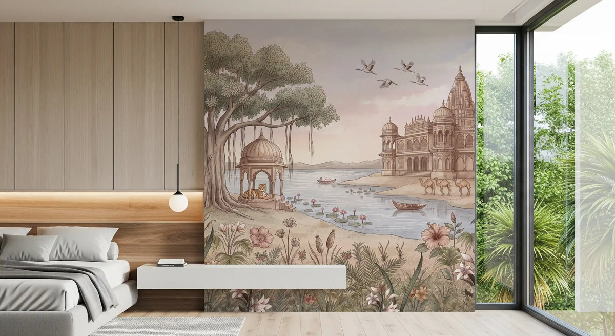 Pavitra Sarovar Wall Mural
