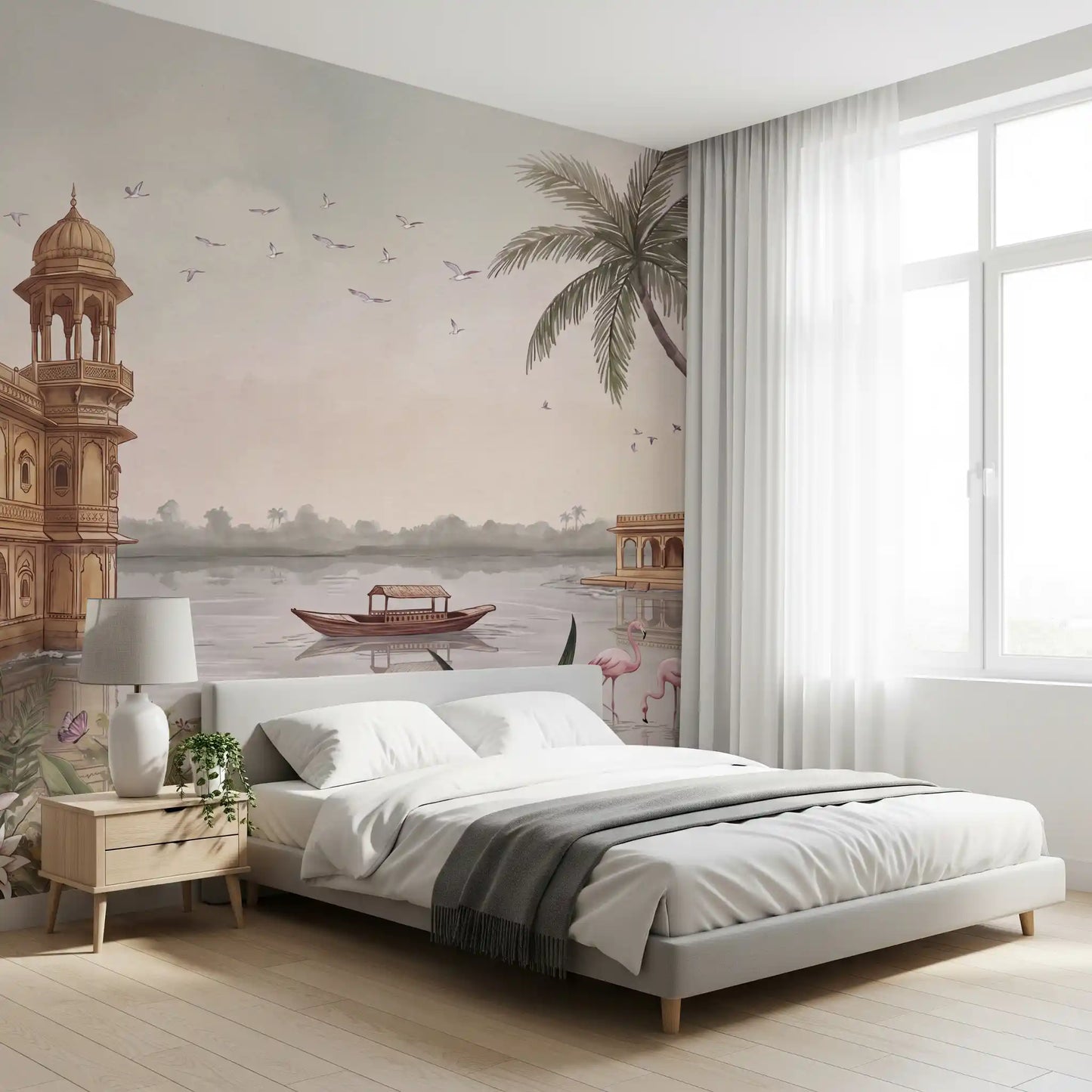 Jheel Mahal Wall Mural