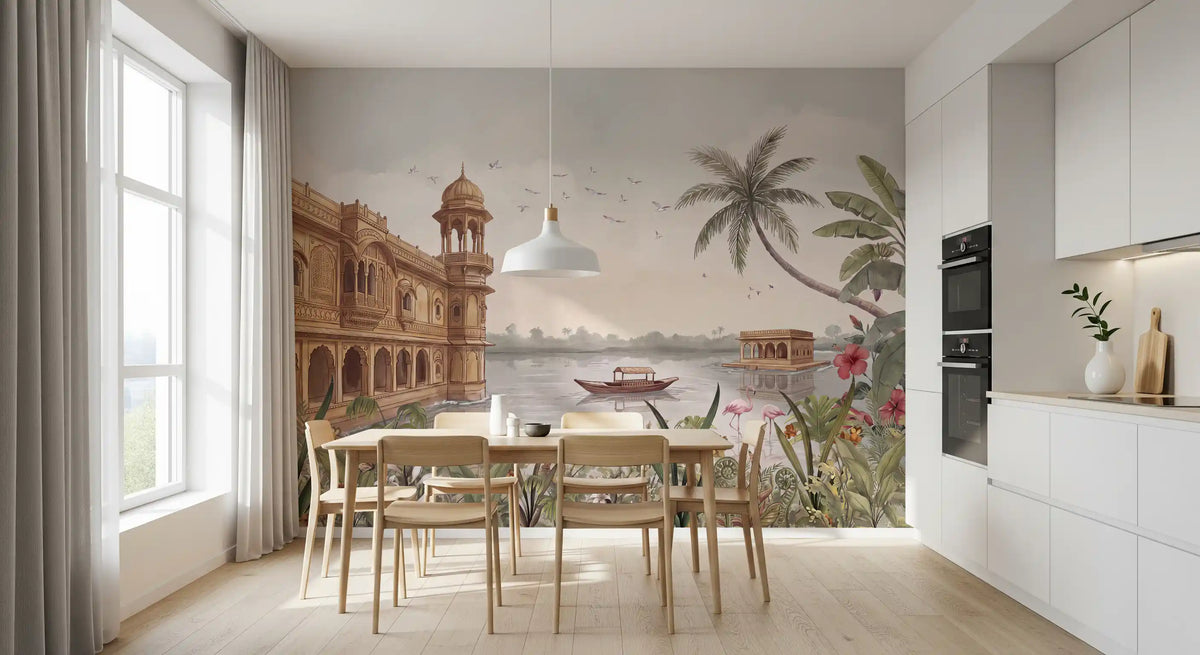 Jheel Mahal Wall Mural