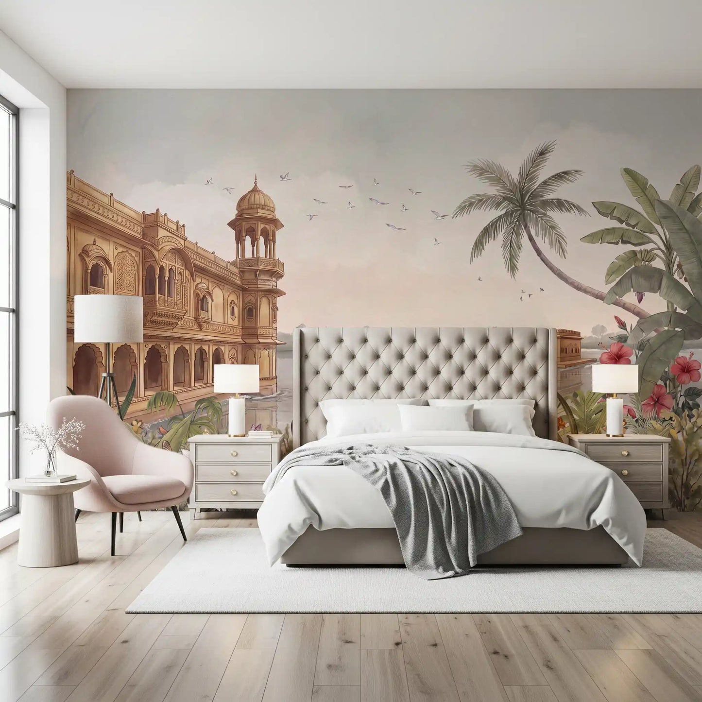 Jheel Mahal Wall Mural
