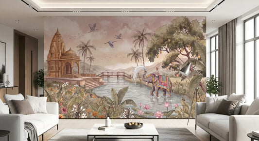 Gaja Ghat Wall Mural