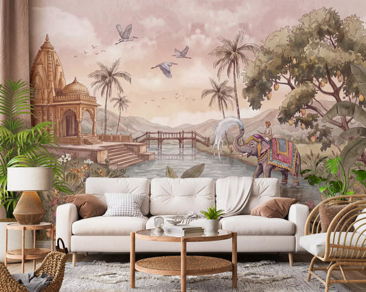 Gaja Ghat Wall Mural
