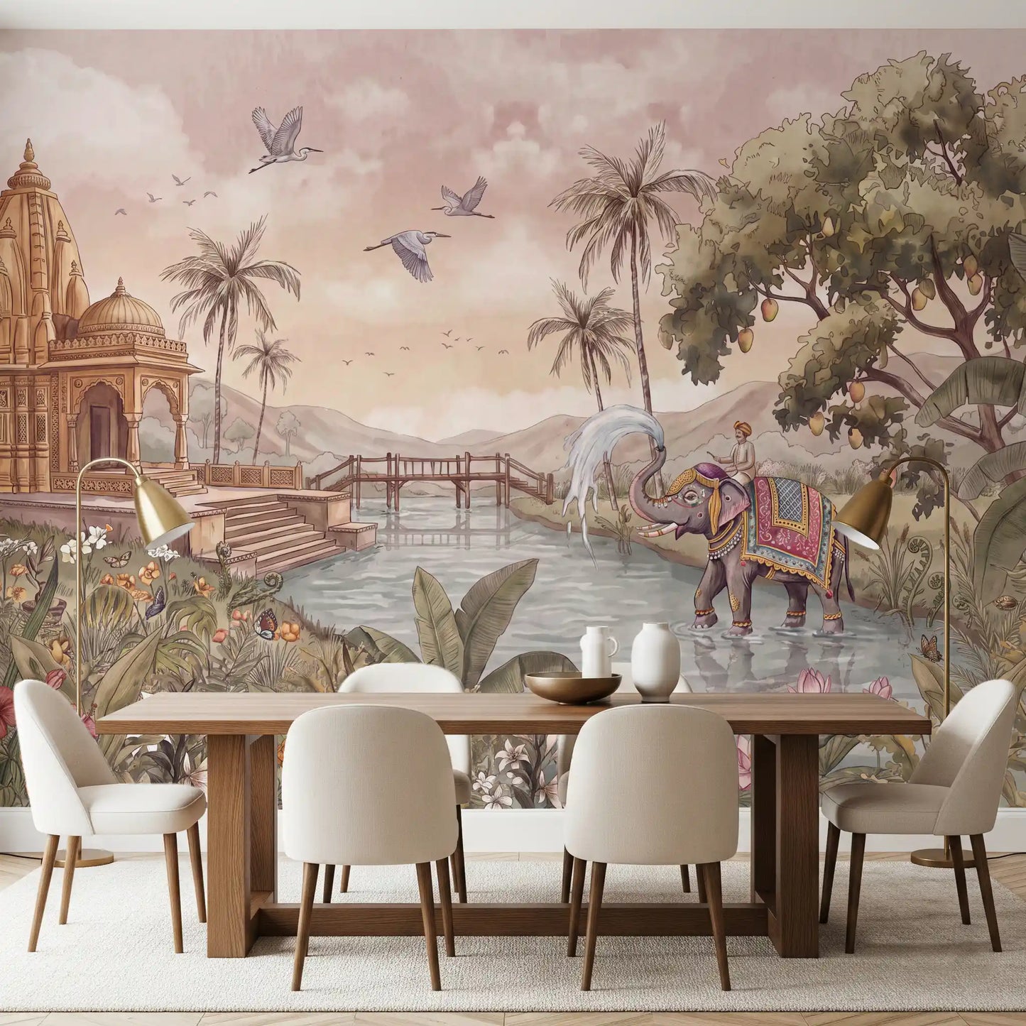 Gaja Ghat Wall Mural