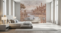 Rajputana River Palace Wall Mural