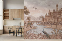 Rajputana River Palace Wall Mural