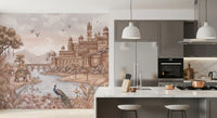 Rajputana River Palace Wall Mural