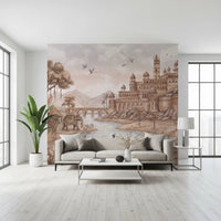 Rajputana River Palace Wall Mural
