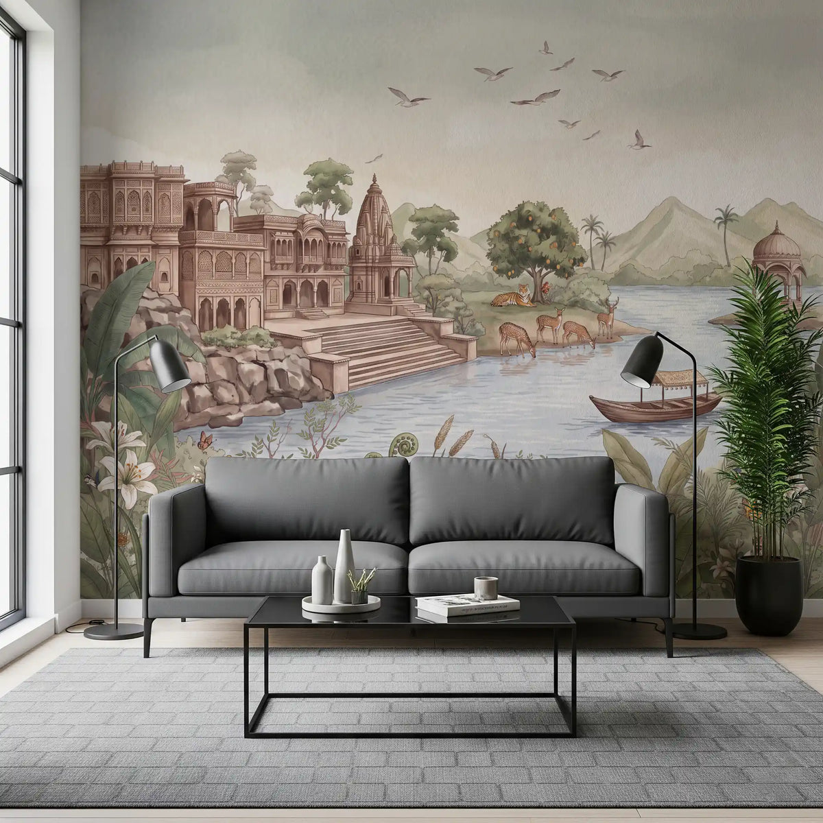 Haveli Ghat Wall Mural