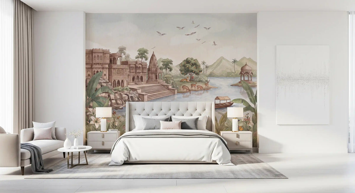 Haveli Ghat Wall Mural