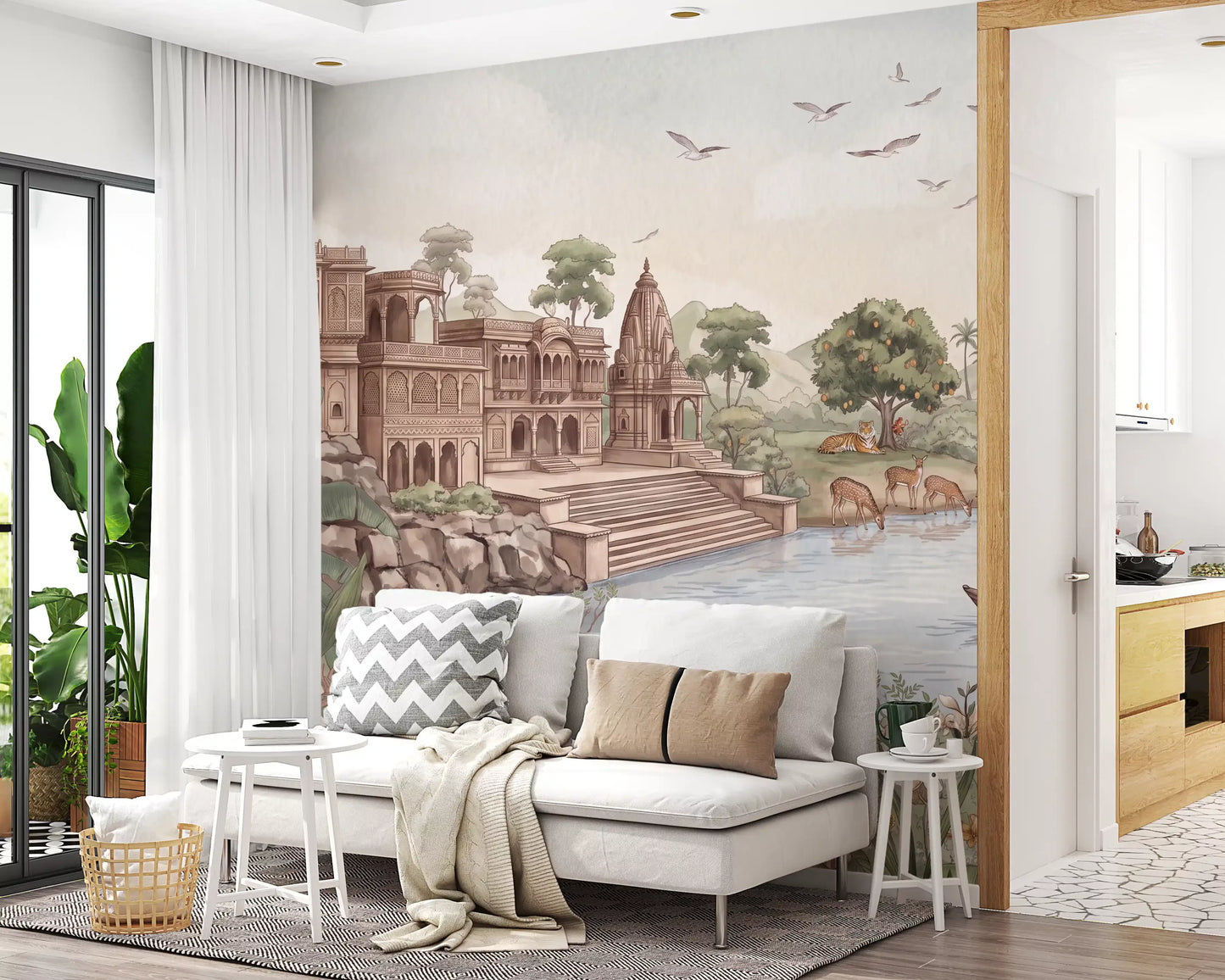 Haveli Ghat Wall Mural