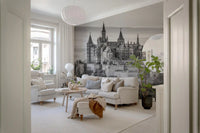 Hohenzollern Fortress Silhouette Wall Mural
