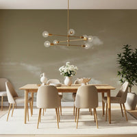 Muted Clouds Ethereal Horizon Wall Mural